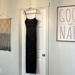 High slit long dress